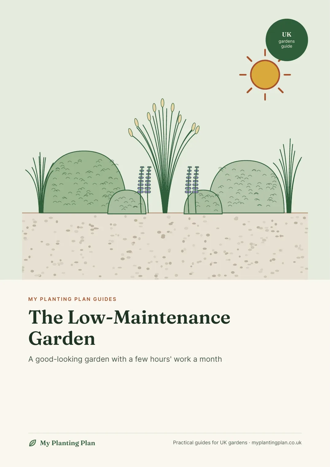 Cover of the The Low-Maintenance Garden guide
